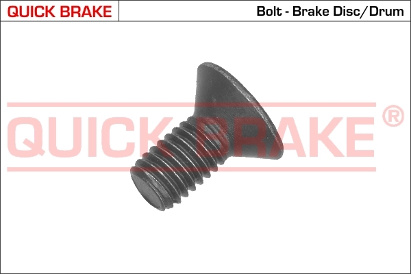 Bolt, brake disc